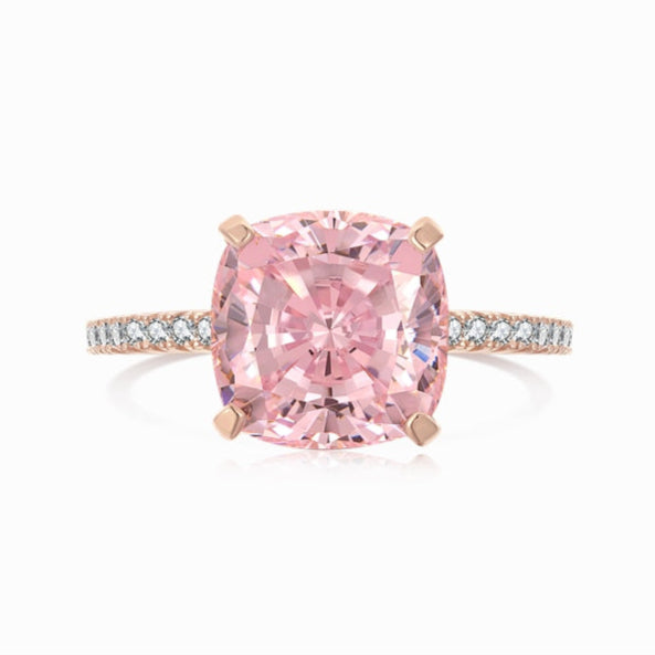 Rose Gold & Pink Gem Ring