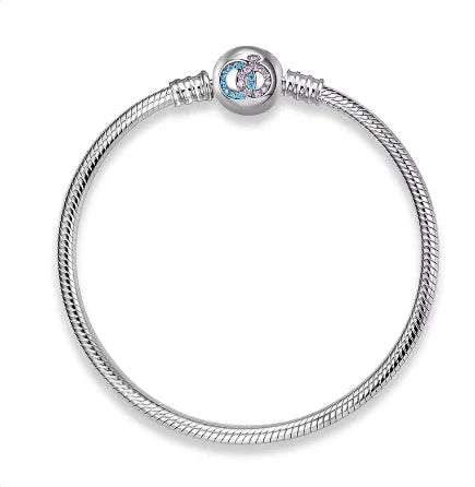 Couple Rings Zirconia Threaded snake bone chain