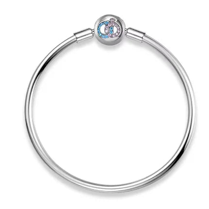 Couple Rings Zirconia Unthreaded Bangle