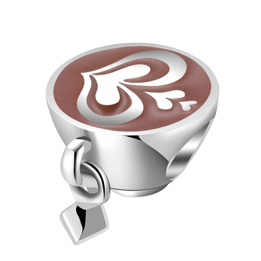 Love Heart coffee cup beads