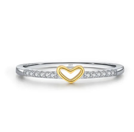 Love Heart Thin Ring