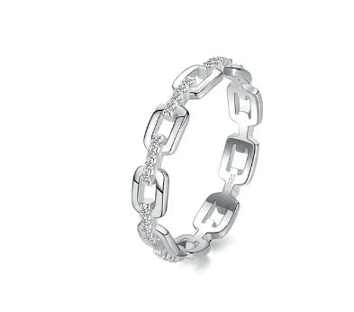Hollow Chain Shaped Ring
