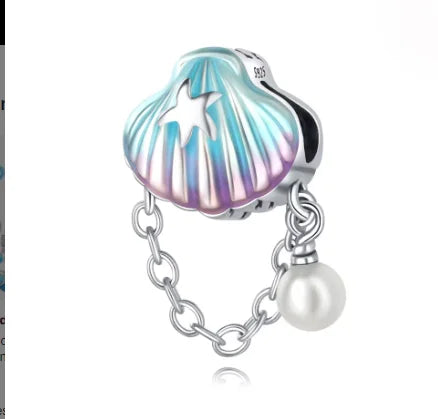 Shell Pearl Charm Bead