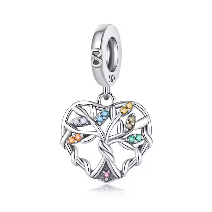 Tree of Life Love Heart Pendant