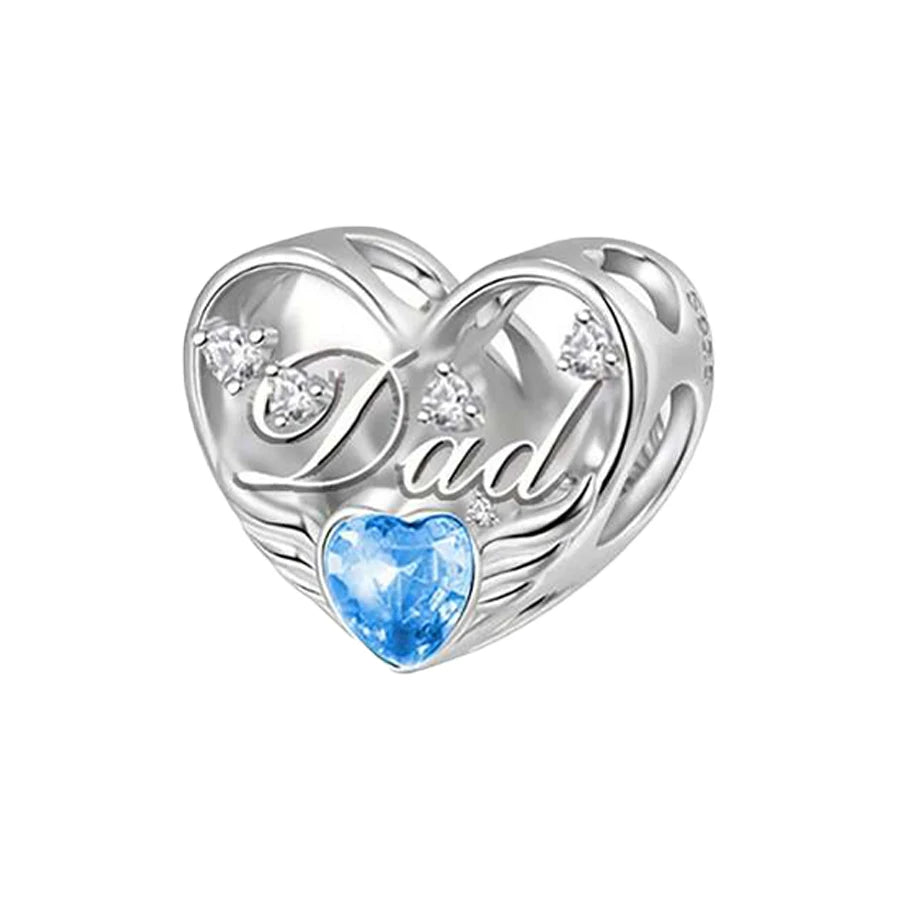 Heart Shaped Dad Bead