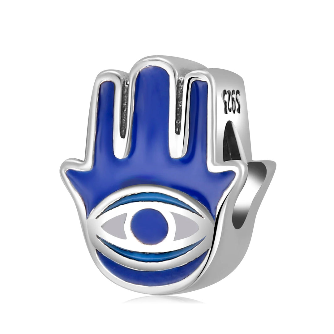 Devil's Eye Hand Shaped Beads