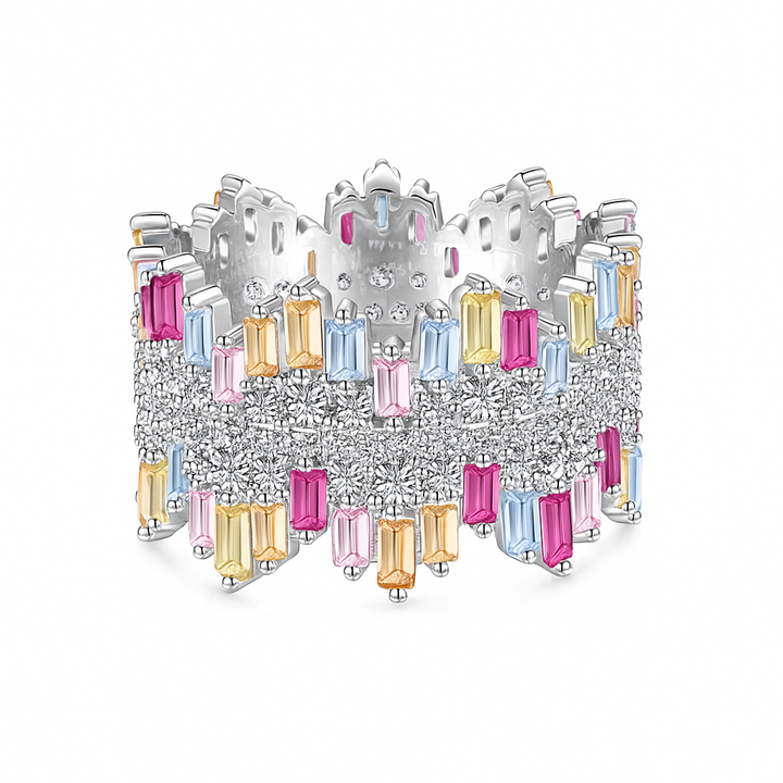 Zircon Crown Ring