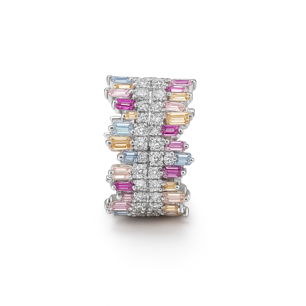 Zircon Crown Ring