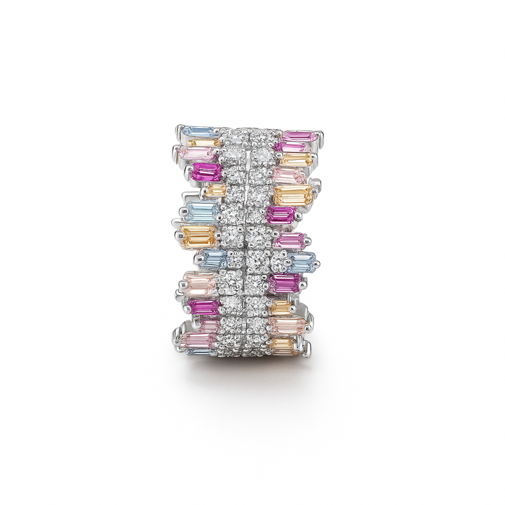 Zircon Crown Ring
