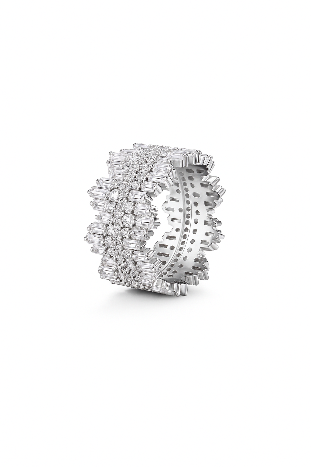Zircon Crown Ring