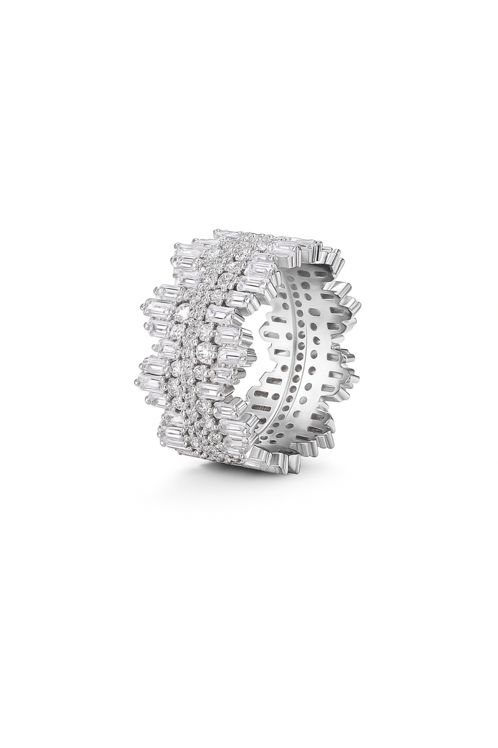 Zircon Crown Ring