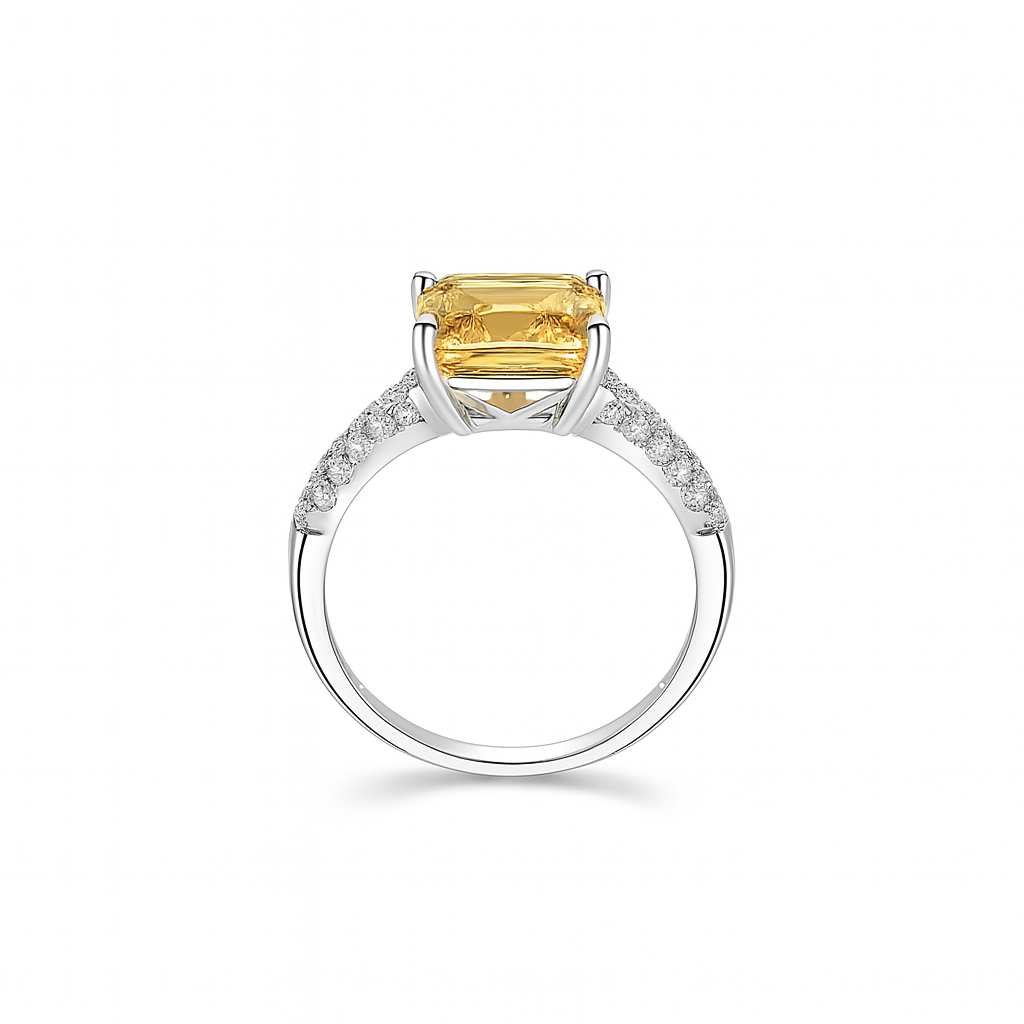 Zirconia Solitaire Ring