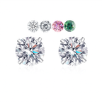 Luxury Unisex 1CT Moissanite Statement Ring in 925 Sterling Silver