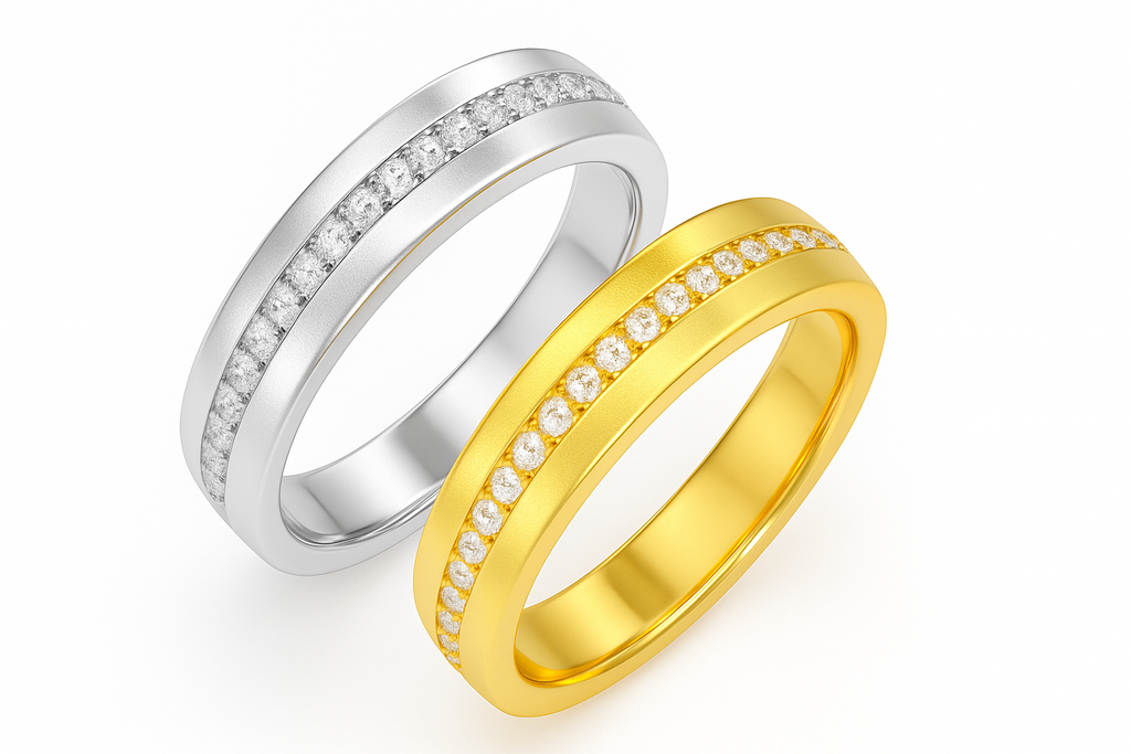 Solitaire Zircon Ring in Sterling Silver