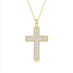 Colgante de moissanita, collar de moissanita de Plata de Ley 925, colgante fino