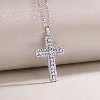 Moissanite Pendant 925 Sterling Silver Moissanite Necklace Pendant Fine 