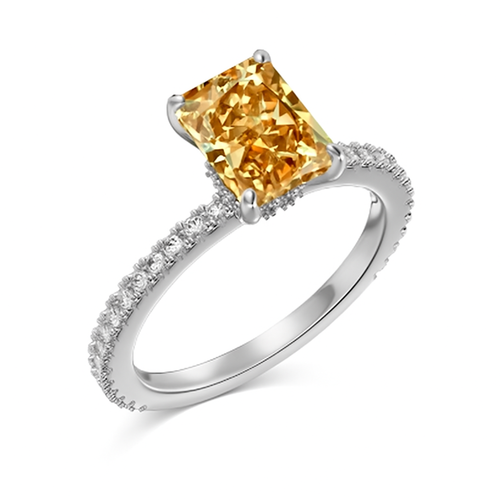 Solitaire Zircon Ring