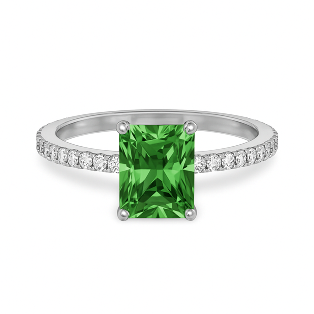 Solitaire Zircon Ring