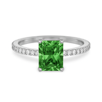 Solitaire Zircon Ring