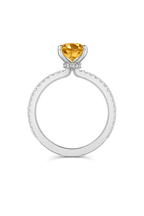 Solitaire Zircon Ring
