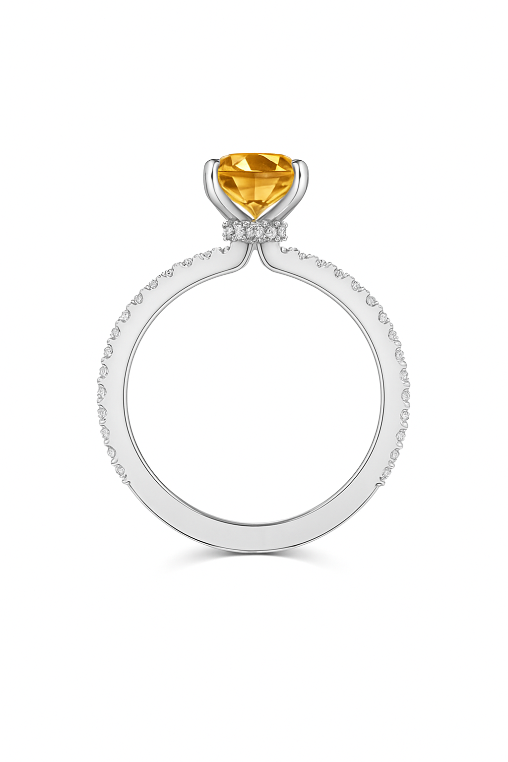 Solitaire Zircon Ring