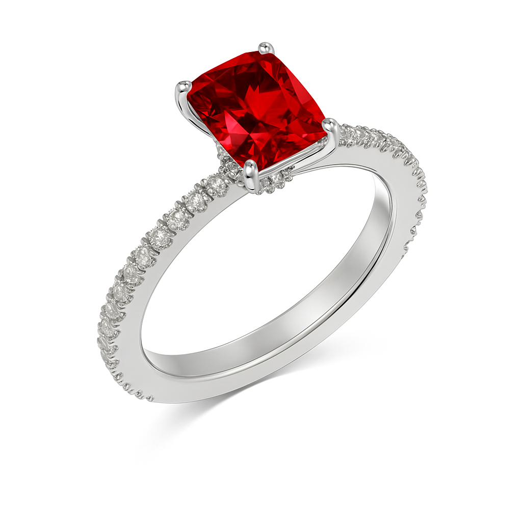 Solitaire Zircon Ring