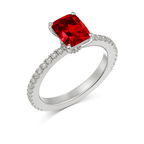 Solitaire Zircon Ring