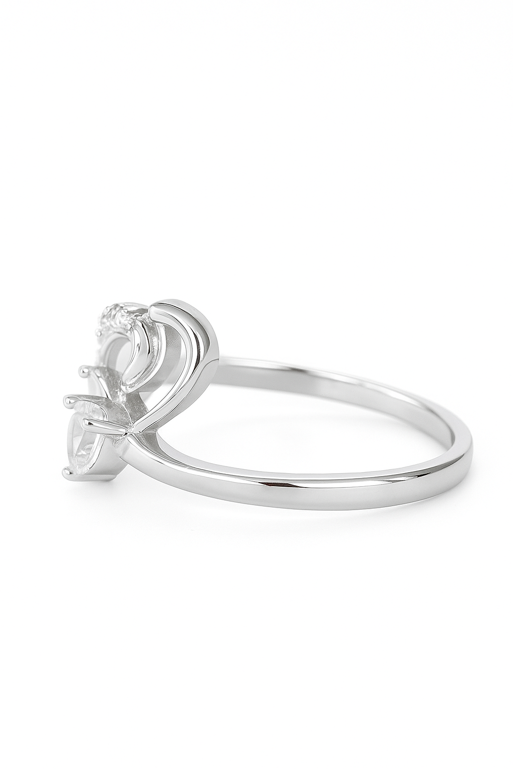 Baby Feet & Infinity Ring in Sterling Silver S925