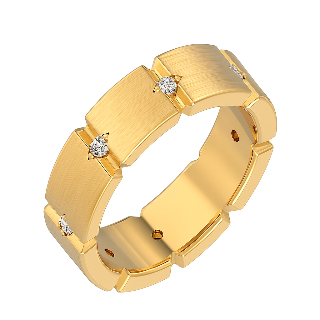 Geometric Zirconia Ring