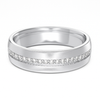 Solitaire Zircon Ring in Sterling Silver