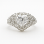 Heart Shaped Zirconia Promise Ring