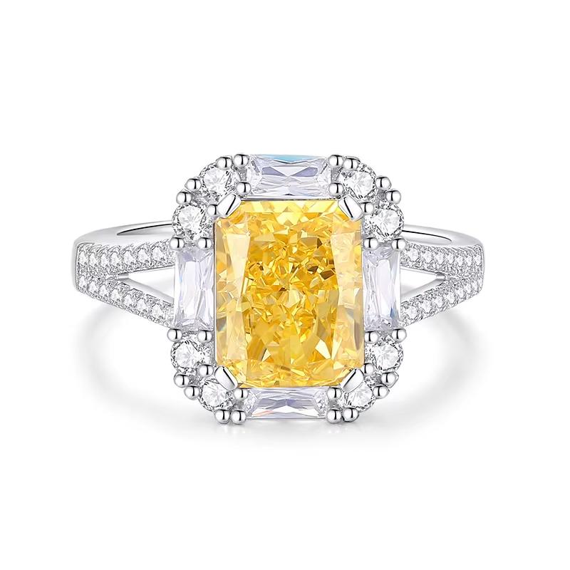 Classic Emerald Cut Zirconia Ring