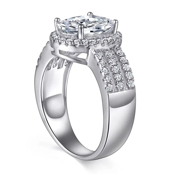 Oval Cut Large Engagement Ring
