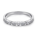 Heart Shaped Halo Zirconia Ring Set in Sterling Silver