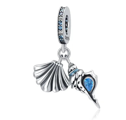 Colgante con dije de concha