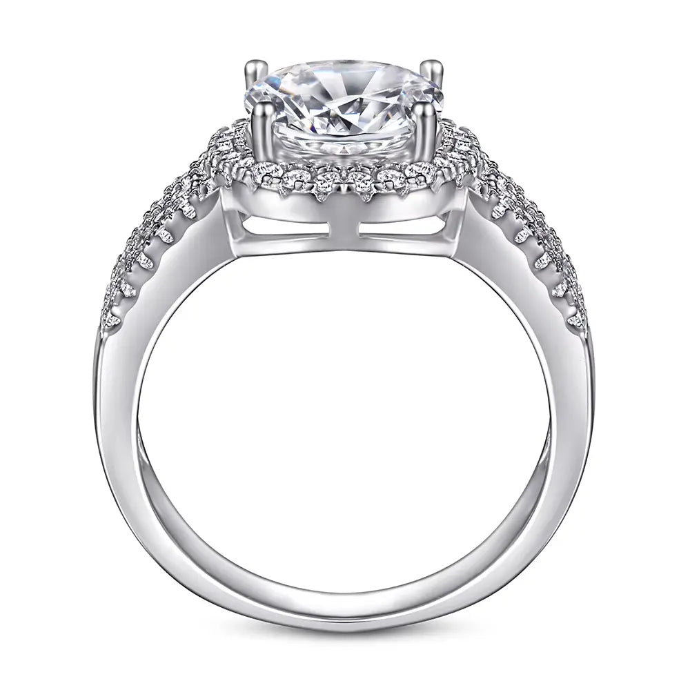 Oval Cut Large Engagement Ring