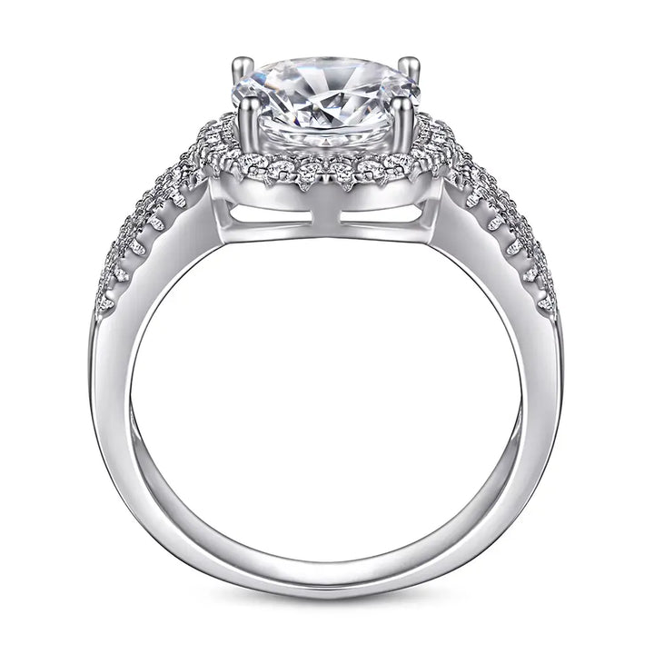 Oval Cut Large Engagement Ring