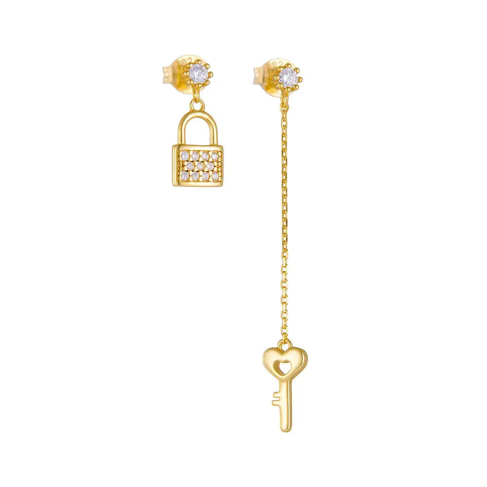 Key and Lock Set Earrings