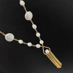 Women's Baroque Pearl Sweater Chain