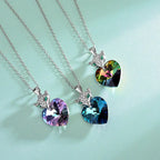 Fox Love Heart Necklace