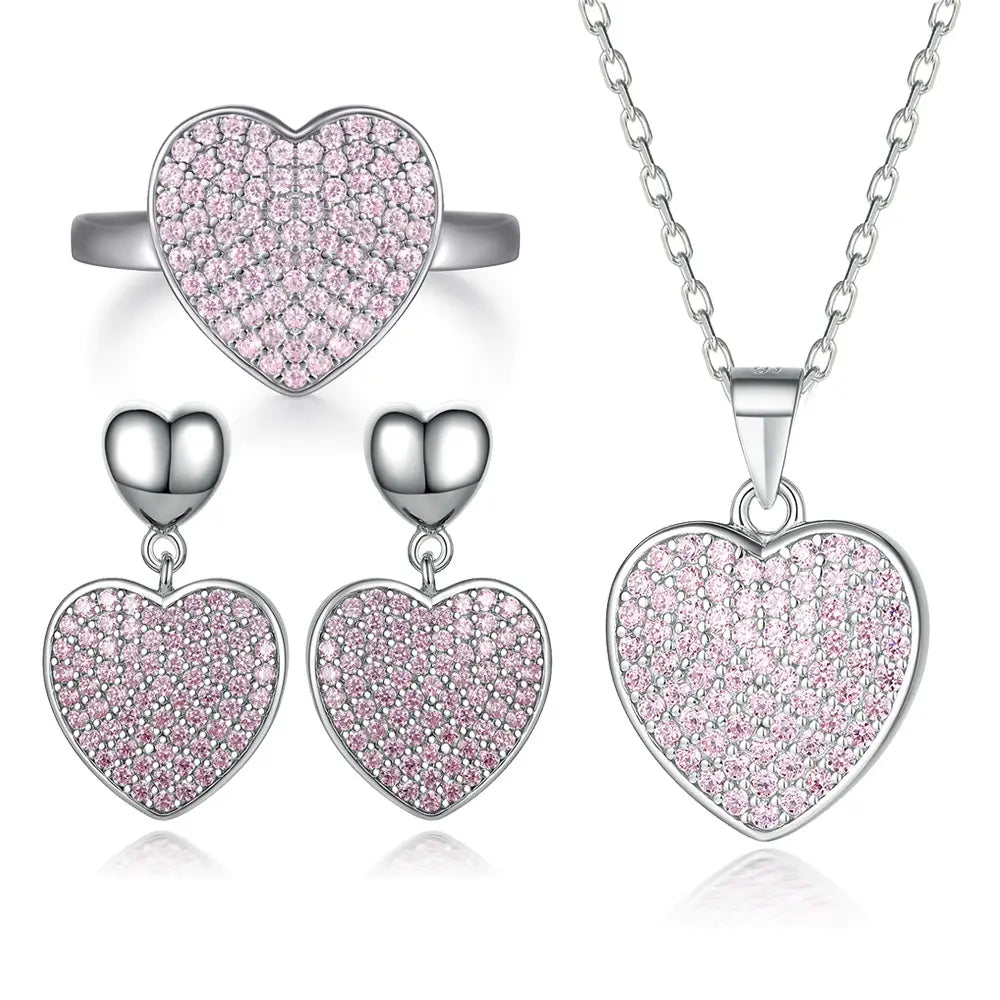 Pink Hearts Set