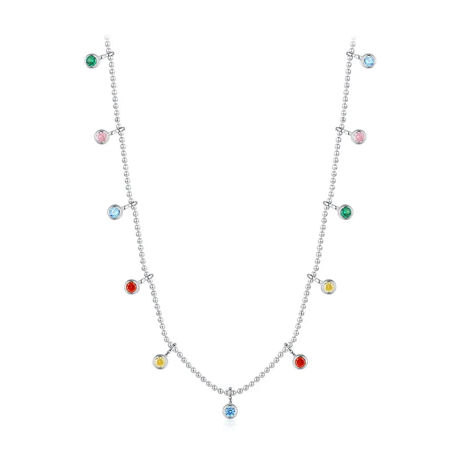 Colorful Drop Necklace