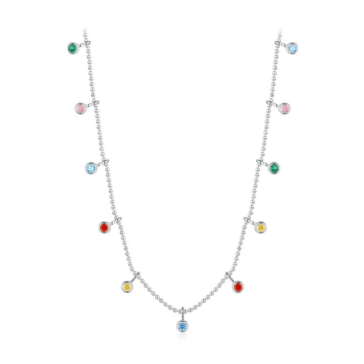 Colorful Drop Necklace