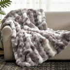 Faux Fur Bubble Blanket