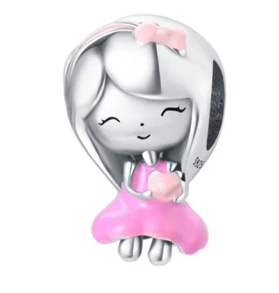 Charm de amor de niña pequeña