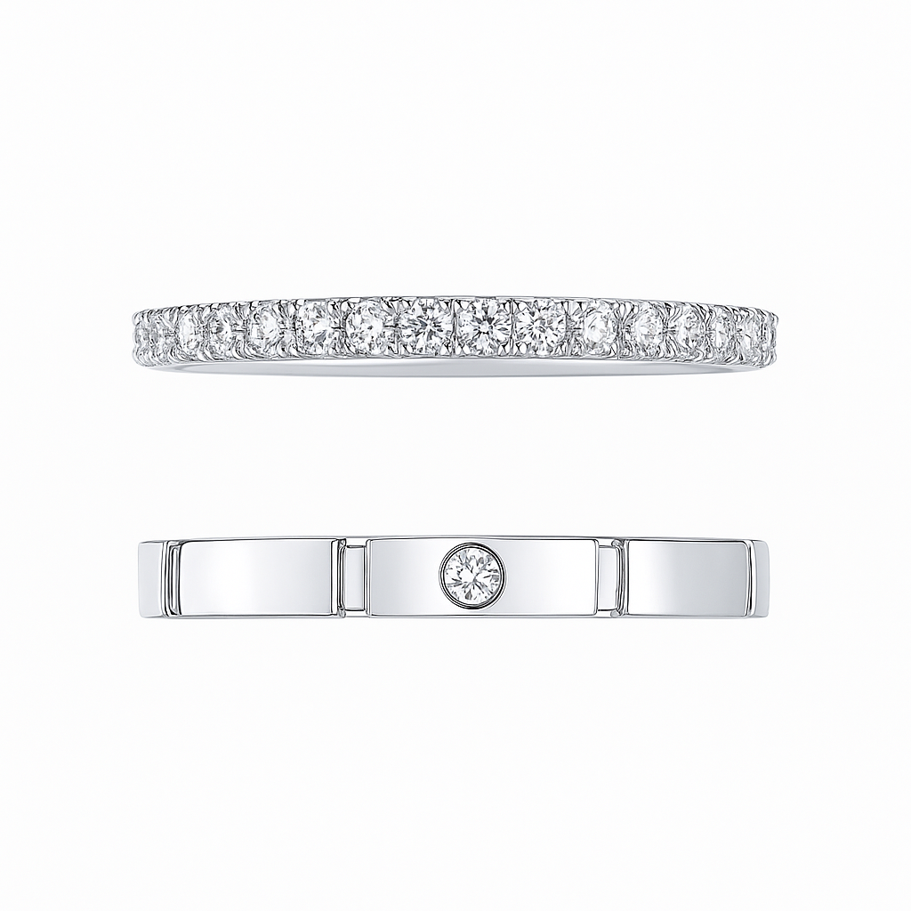 Luxury Unisex 1CT Moissanite Statement Ring in 925 Sterling Silver