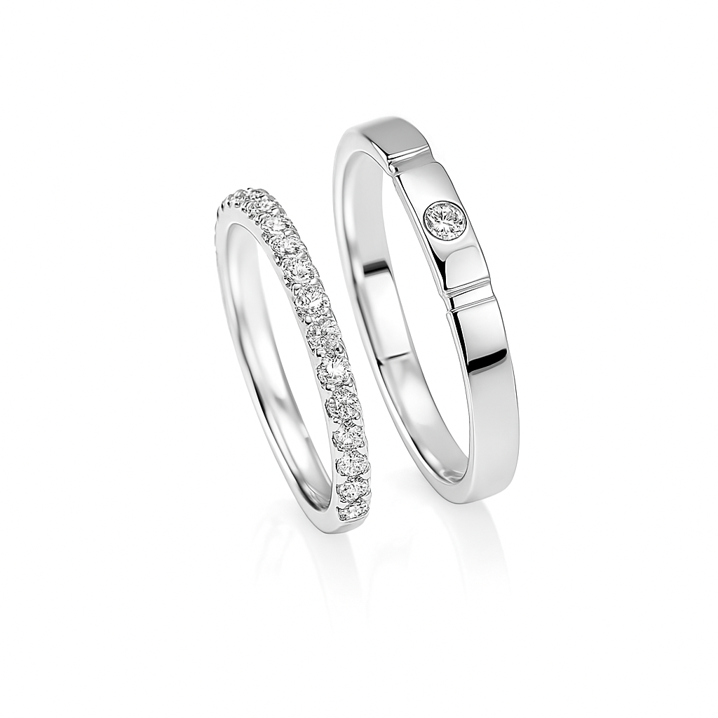 Luxury Unisex 1CT Moissanite Statement Ring in 925 Sterling Silver