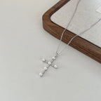 Pearl Cross Necklace
