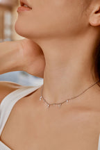 Dazzling Bead Silver Necklace