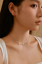 Dazzling Bead Silver Necklace